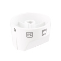 Timer Button - 140137980011 Knob function white 7+0 [Electrolux Aeg]